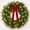 14.57" with Light, variant on Clearance Christmas Pine Cypress Wreath - Christmas Wreaths for Front Door, Real Touch Artificial Green Faux Xmas Wreaths for Home Indoor Outdoor Decor