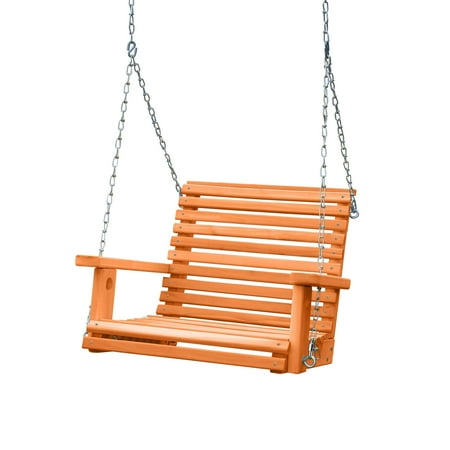 Gorilla Playsets Adult Babysitter Swing with Chains - Cedar
