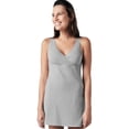 thumbnail image 2 of Naked Essential Cotton Stretch Sleep Criss-Cross Chemise W260100, 2 of 4