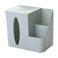 thumbnail image 4 of Raindrops 1Pack Facial Tissue Paper Holder Light Blue -Friendly Material for Kitchen, 4 of 8