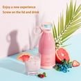 thumbnail image 2 of Personal Size Blender  Portable Blender  Battery Powered USB Blender (Pink), 2 of 8