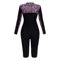 thumbnail image 6 of Full Body Wetsuit for Women Long Sleeve Front Zipper Diving Suit UPF 50+ Sun Protection Stretching Fabric for Snorkeling and Surfing, 6 of 6