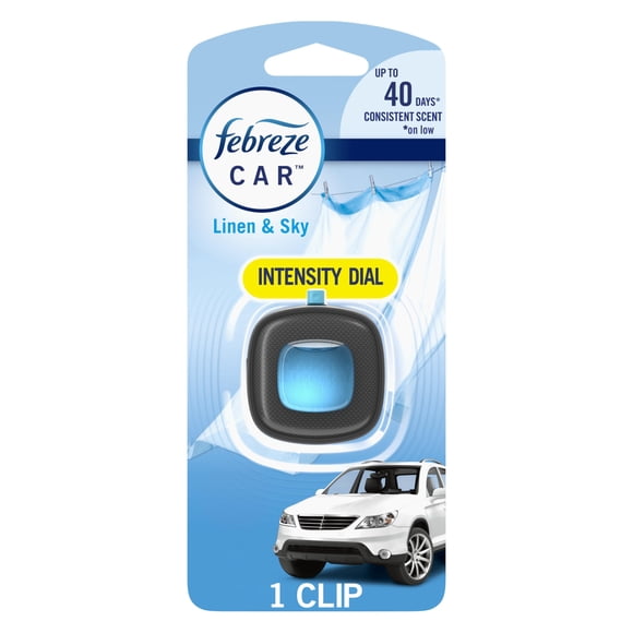 Ambientador para auto Febreze Clip Aroma Linen & Sky