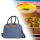 thumbnail image 5 of Bolsa de almuerzo térmica aislada Sunnimix Resistente al agua Correa de hombro ajustable Azul oscuro, 5 of 6