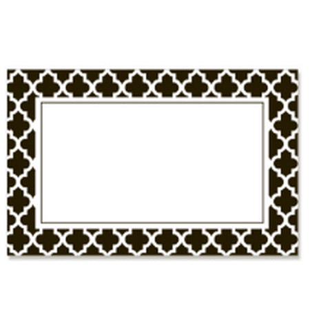 Black and White Tiles Gift Note Cards - 50pk