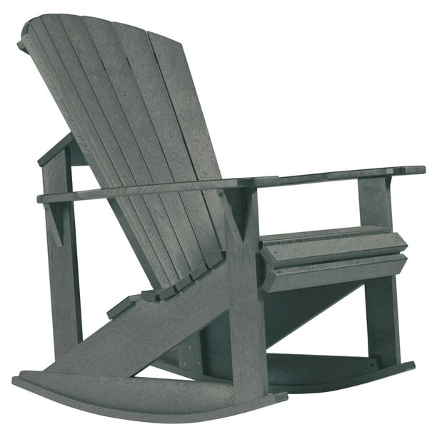 C R Plastic Generations Recycled Adirondack Rocking Chair Com - Cr Plastic Patio Furniture
