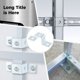 thumbnail image 5 of Soportes de conector de puntal en forma de U de 5 orificios, aptos para perno de 1/2", 6 accesorios de varilla de soporte de acero con superficie electrogalvanizada, 5 of 5