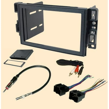 Install Faceplate (Pontiac G3 (2009) - Chevy Aveo Sedan (2007 2008 Sedan Only) Chevrolet Aveo (2009 2010 2011) Stereo wiring Harness, Single or Doulbe Din Dash Install Kit Faceplate.., By Carxtc Ship)