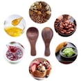thumbnail image 5 of Cuchara de Madera Pequeña, 30 Piezas de Helado Cucharas de Sal Miel Café Té AzúCar Sal Mermelada Cucharas, 5 of 5