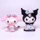 thumbnail image 4 of LLavero de juguete de peluche de Anime Kawali Loita Kuromi, vestido Floral suave de Sanrios japoneses, colgante de bolsa de peluche de My Melody, muñecas para niñas, regalo de Navidad, 4 of 5