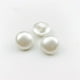 thumbnail image 3 of 50 Piezas de perlas de imitación de Plástico de 2 agujeros con vástago DIY para coser ropa 12mm Hugo Botones de semicírculo para artesanía, 3 of 8
