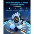 thumbnail image 2 of 2023 3.5 Jack Adaptador Bluetooth, Receptor Bluetooth para automóvil Llamadas Manos Libres Pantalla LED Aux Bluetooth 5.3 Conector para automóvil para estéreo doméstico/Altavoz/Auriculares con Cable BRILLAR  Rojo Verde, 2 of 5