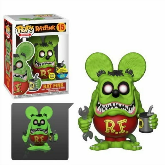 POP! Funko Icons - Rat Fink (GITD) - SDCC 2019 Summer Convention Exclusive