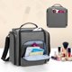 thumbnail image 5 of Bolsa de maquillaje BAFASO, bolsa de cosméticos con 4 bolsas interiores de nailon gris, 5 of 8