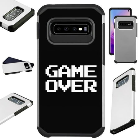 Compatible Samsung Galaxy S10 S 10 5G (2019) Case Hybrid TPU Fusion Phone Cover (Game (Best Cell Phone Games 2019)