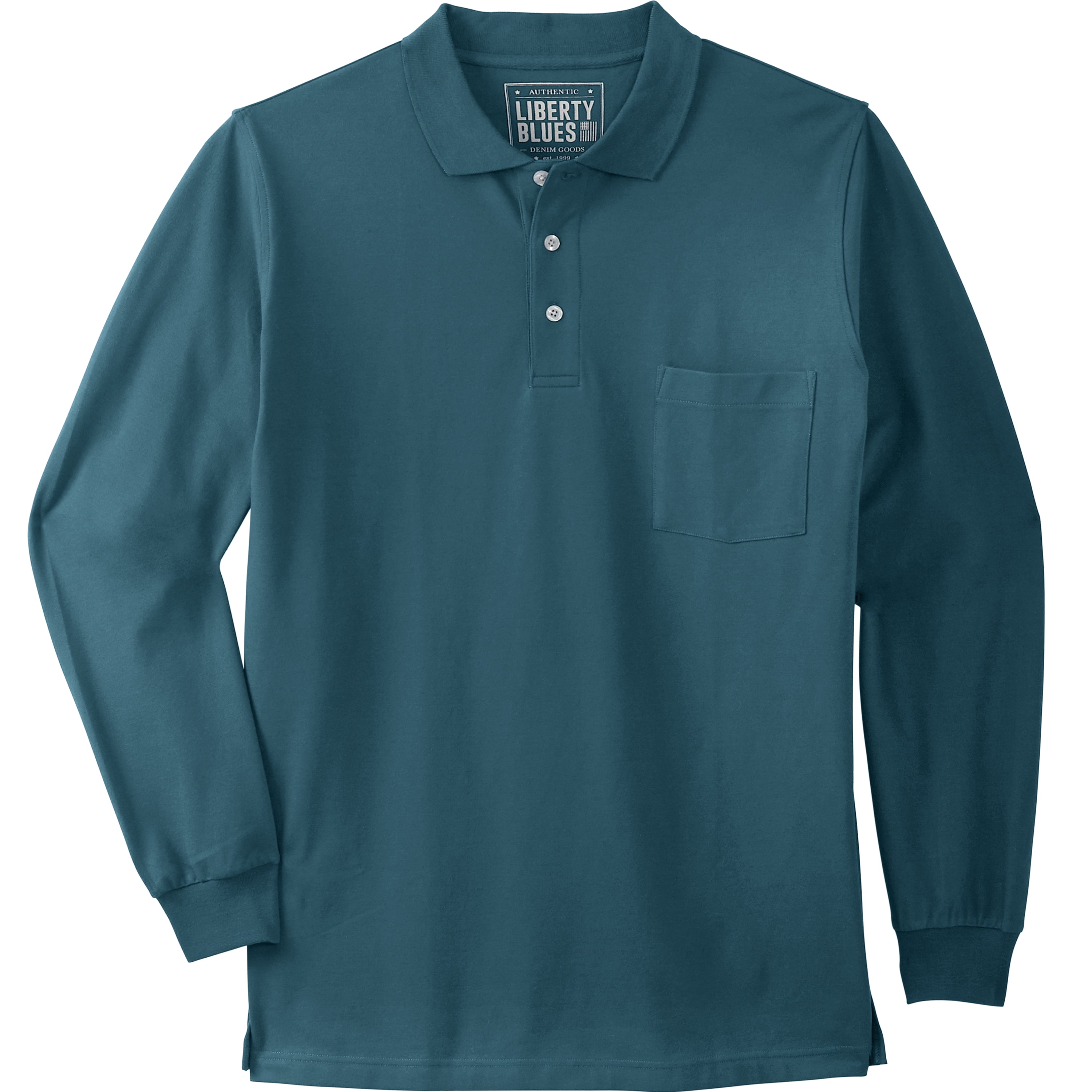 big and tall long sleeve polo shirts