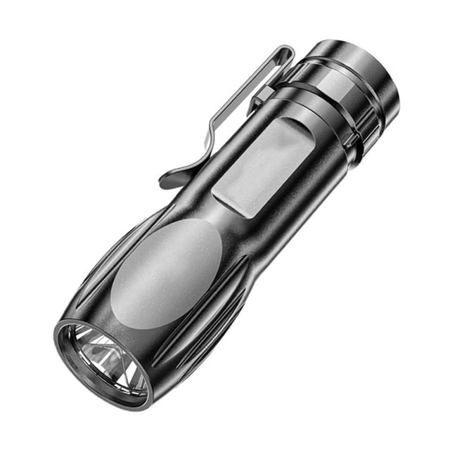 SGACAI Linterna LED recargable por USB, linterna táctica superbrillante para exteriores