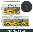 thumbnail image 6 of Rustic Sunflower Kitchen Rugs Sets of 2, Sunflower Bless Kitchen Mat Washable Non-Slip Kitchen Floor Mats for in Front of Sink Sunflower Kitchen Decor, 6 of 6