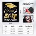 thumbnail image 4 of Graduation Blanket Gifts - 40"x50" Class of 2024 Blankets for Her Him - Senior Graduation Fuzzy Throws for High School College, 4 of 5
