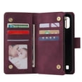 thumbnail image 5 of Case for Samsung Galaxy A01 Leather Magnetic Handbag Zipper Pocket Cover Wrist Strap, 5 of 5