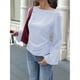 thumbnail image 5 of Camisas de Larga para Mujer, Tops Cortos de Otoño, Cuello , Mangas Acampanadas, Acanalados, con Cordones, Ropa Y2K XXL, 5 of 8