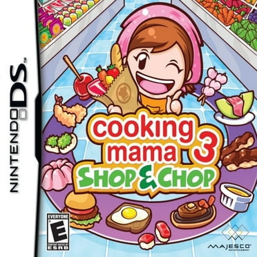 DS Game Cartridges Cooking Mama 3: Shop & Chop US Version,DS Game Card for NDS 3DS DSI DS
