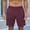 Wine, variant on WIZUTIZ Men's Workout Running Shorts 7 Inch Lightweight Athletic with Zipper Pockets No Liner Quick-Dry Gym Active Shorts