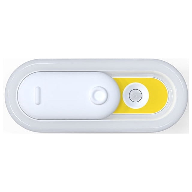 Interruptor amarillo detección humana pequeña luz nocturna USB pequeña luz nocturna Cama creativa cargando pequeña luz nocturna luz nocturna inalámbrica 135*55*39mm