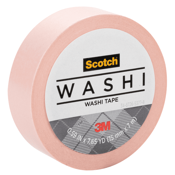 Scotch Expressions Washi Tape: 0.59 in. x 393 in. (Pink)