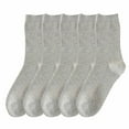 thumbnail image 2 of Penkiiy 5-Pack Men's Thermal Cotton Socks – Premium Ribbed Mid-Crew for Winter Comfort (5PC), 2 of 5