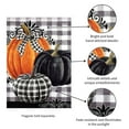 thumbnail image 5 of Evergreen 18.00In Pumpkin Check Garden Flag, , Fall Halloween Thanksgiving Double-Sided 14S10013, 5 of 5