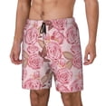 thumbnail image 2 of Fotbe Rose Flowers Men’s Swim Trunks Quick Dry Swim Shorts Board Shorts with Mesh Lining-X-Large, 2 of 9
