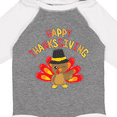 thumbnail image 4 of Inktastic Happy Thanksgiving Cute Turkey in Pilgrim Hat Boys or Girls Long Sleeve Baby Bodysuit, 4 of 5