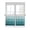 Turquoise, variant on Half Window Curtain 36 Inches Long, Teal Ombre Window Treatment Curtain Drapes, Farmhouse Vintage Wooden Striped Small Tier Curtains for Bathroom Over Sink, 27.5"x36", 2 Panels