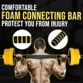 thumbnail image 6 of Telyswee Adjustable Dumbbell & Barbell Weight Set, 2-in-1 Free Weights Available 33 Lbs Weights Dumbbells Set for Home Gym, Yellow, 6 of 8