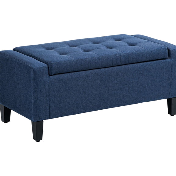 High - density Foam Ottoman / Ample Storage for Bedroom Items