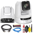 thumbnail image 1 of Canon CR-N300 4K NDI PTZ Camera with 20x Zoom (Titanium White) - Bundle, 1 of 7