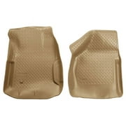 Husky Liners by RealTruck Classic Style Series | 2000 - 2007 Ford F-250/350 Crew/SuperCab/Standard | Front Floor Liners, Tan | 33853