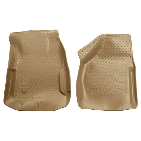 Husky Liners by RealTruck Classic Style Series | 2000 - 2007 Ford F-250/350 Crew/SuperCab/Standard | Front Floor Liners, Tan | 33853