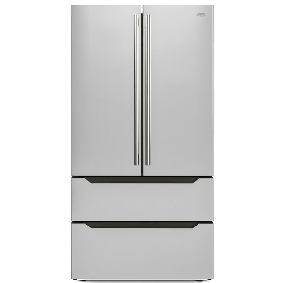 KoolMore 22 Cu. ft. French Door Refrigerator, Deep Freezer, 4 Door Stainless-Steel Fridge.