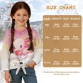 thumbnail image 6 of DISNIMO Axolotl Print Girls Long Sleeve Shirts Soft Comfy T-Shirts Casual Crewneck Tops Loose Fits Tunic Blouse Shirts for 5-12 Years Old Girls, 6 of 8