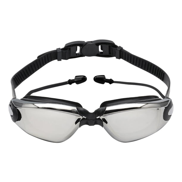 Gafas de natación, alta definición y antivaho, montura grande galvanizada para hombres y mujeres, gafas de natación para adultos, gafas de natación