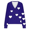 thumbnail image 4 of Puntoco Chaqueta Informal Con Botones Y Estampado De Moda Para Mujer, 4 of 4