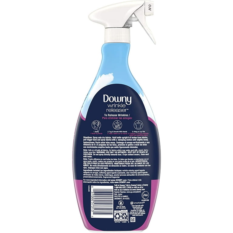 Downy 57313 33.8 fl. oz. Wrinkle Releaser Fabric Refresher Plus Wrinkle  Spray