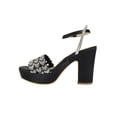 thumbnail image 3 of Sandalia de vestir Tacones Mujer Sintetico Negro Leon 023479, 3 of 4