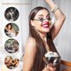 thumbnail image 5 of 2 gafas de sol redondas pequeñas para mujer y hombre, polarizadas, con montura metálica, estilo retro circular, accesorios para fotos., 5 of 5