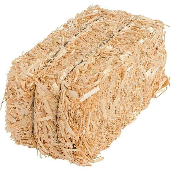Small Hay Bale, Craft Supplies, Floral, Bulk Craft Accessories, 1 Piece, Natural