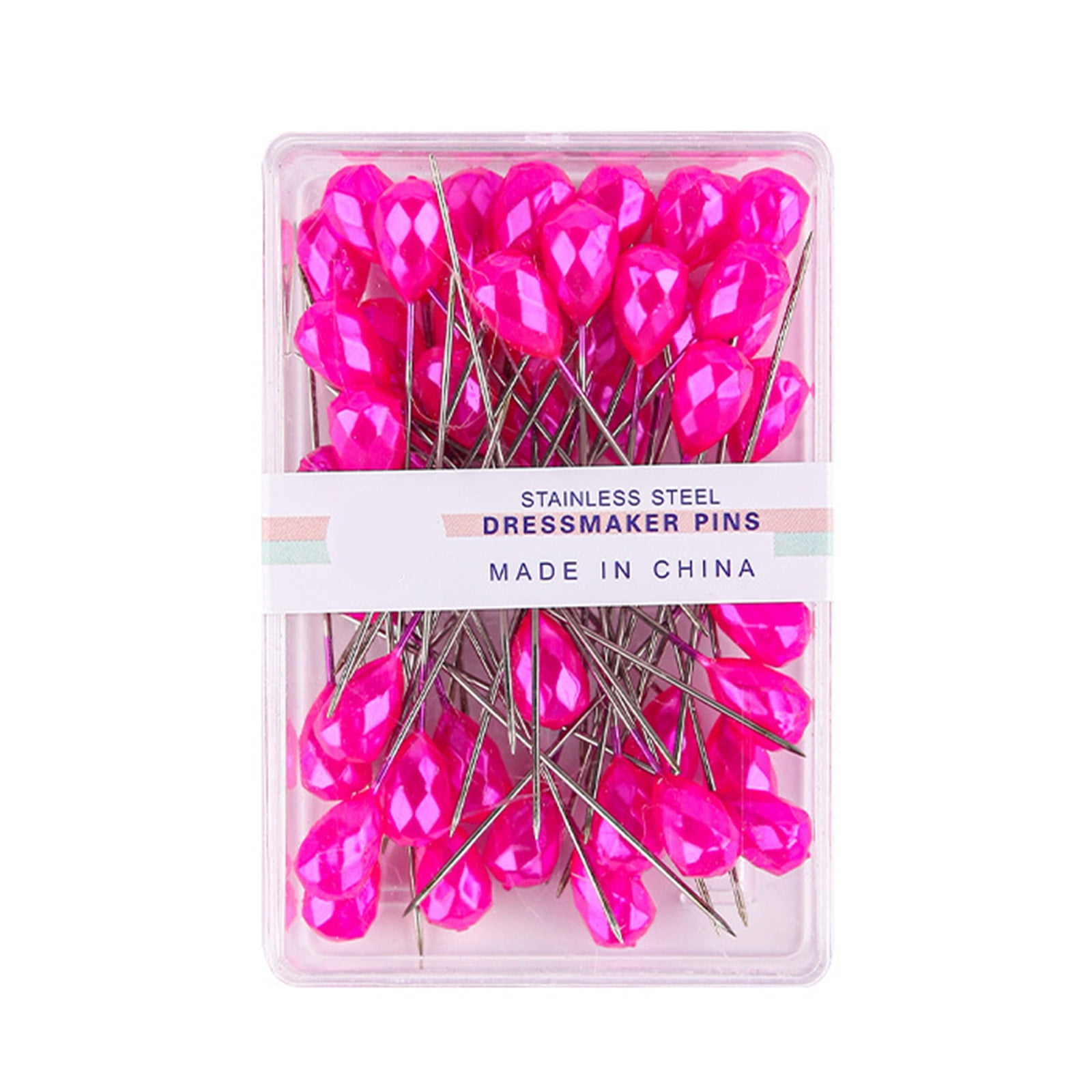 50 Pieces Sewing Pins 2 Inch Straight Pins for Fabric Clothing Design DIY Sewing Crafts Long