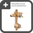 thumbnail image 4 of Moen Ts22000 Matte Black 2 Handles Shower Valve Trim, 4 of 4