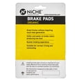 thumbnail image 6 of Niche Organical Brake and Parking Pad Set for Honda DN 01 Motorcycle MK1002870, 6 of 9